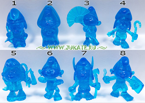 Dairy4Fun / The Smurfs ( transparent figures) (2013) 